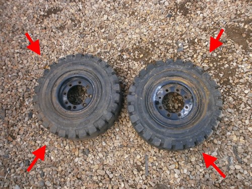 Forklift solid tyres - solid,