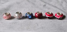 Murano Glass Beads 3 x 925