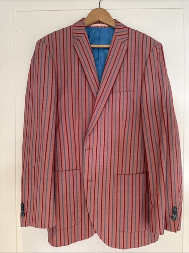 Pink red blue stripy - pink,,