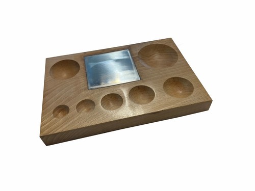 Wooden dapping block - block, with