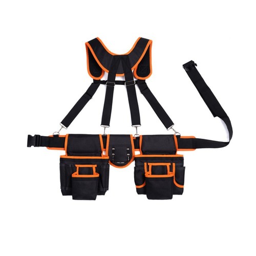Tool bag with - harness, rugged