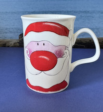 Roy Kirkham Mug Father Christmas Santa Claus Robin Fine Bone China D