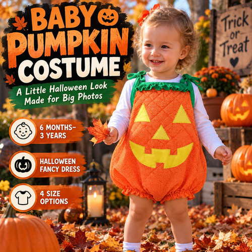 Baby pumpkin costume - costume, halloween