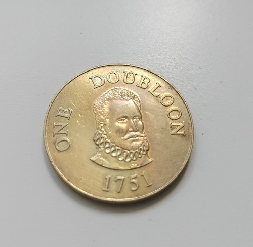 One doubloon 1751 - one,