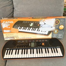 Casio SA76 Electronic Keyboard Tested And Working Battery Only