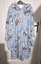 Girls Disney Lilo And Stitch Oversized Hoodie Blanket One Size Hooded Fleece