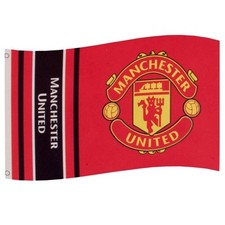Manchester United Wordmark Flag 5 x 3ft Large Football Fans Gift