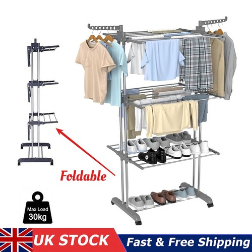 Tier foldable clothes airer - 4,