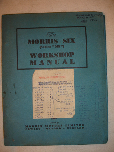 Morris six - morris, (series