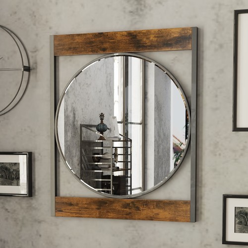 Industrial wall mirror - industrial,