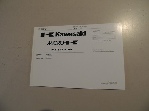 Parts catalog kawasaki jet - parts,