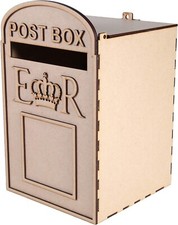 B018 Small UK Wedding Post Box, DIY Wedding Post box, Wedding Card Box, Craft
