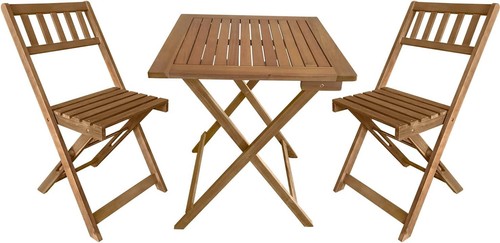 Piece acacia wood folding - 3-piece,