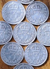 1902 Threepence 3d - King