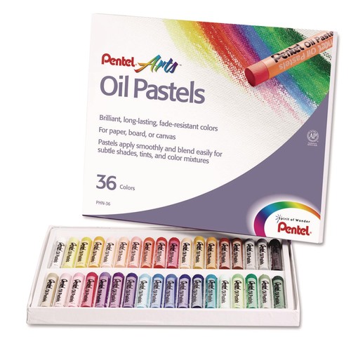 Pentel oil pastels set - oil,