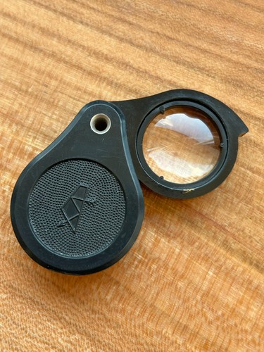 Vintage ussr pocket loupe - vintage, 7x