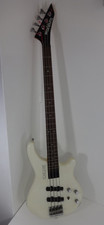Bass Guitar Washburn Force ABT 1980s White Active Pickup Vintage Instruments