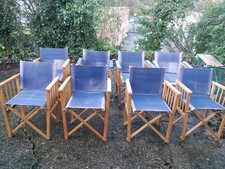 Set of 8 Directors Chairs