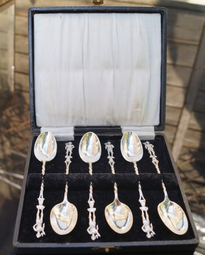 Rare cased victorian sterling - cased,