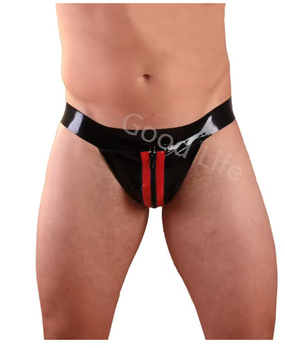 Men black red - latex, rubber