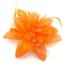 Orange Fascinator Weddings
