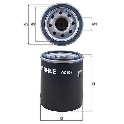 Knecht 602 oil filter - knecht, oc