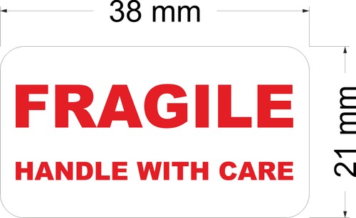 650 fragile handle with - x, care