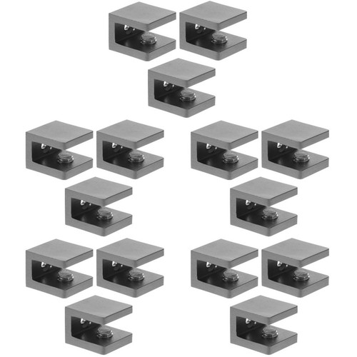 Mounted glass shelf brackets - 5,