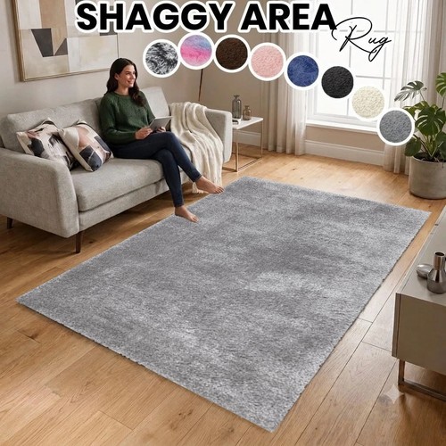 Fluffy rugs anti slip shaggy - anti,