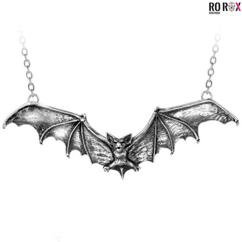 Gothic bat necklace alchemy - gothic,