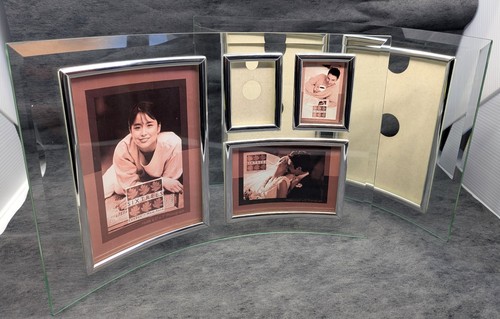 Set curved glass picture - curved,