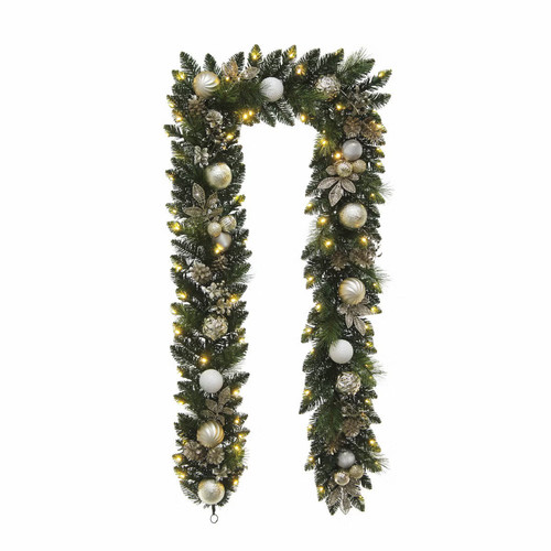 9ft pre lit christmas garland - 9ft,