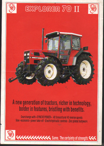 Same explorer tractor - "explorer, 70