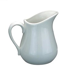 White Milk Jug 0.5L Milk Cream Sauce Serving Table Gravy Party Coffee Kitchen