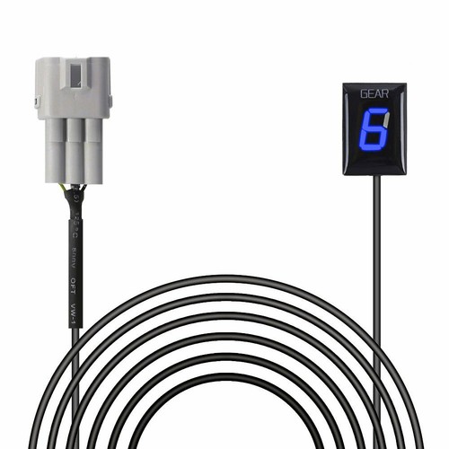 Motorcycle gear indicator blue - motorcycle,