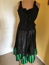 Saloon Girl Western wild west 2 Piece Outfit Fancy Dress 12