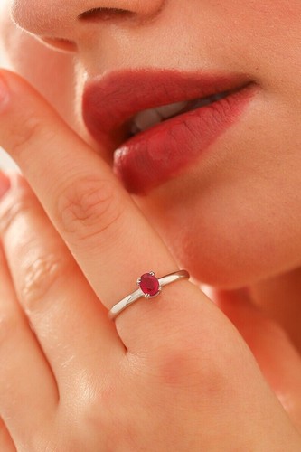 Natural red ruby gemstone - natural,