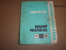 1983 Chevrolet Chevette Service Manual OEM