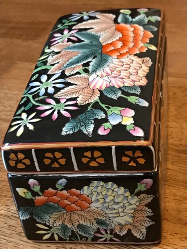 Jewellery box ceramic black - ceramic,