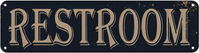 Restroom Vintage Metal Sign