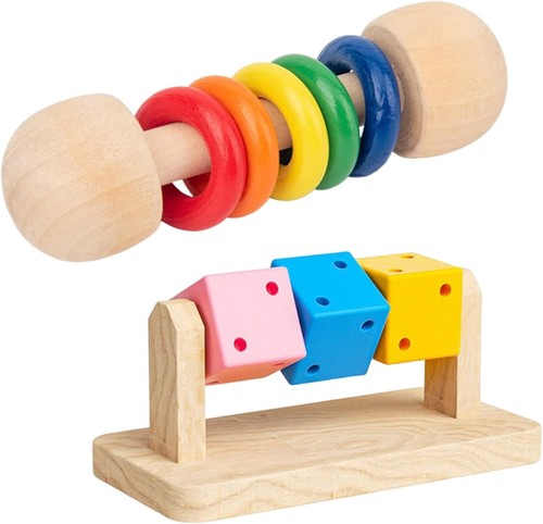 2pcs wooden small - wooden,