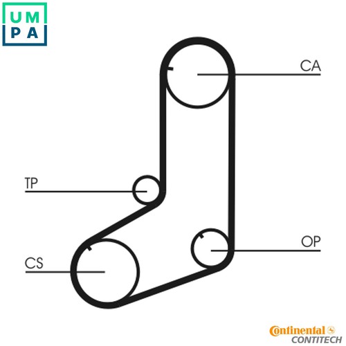 Timing belt ct911 - ct911, for