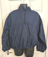 Men's Vintage Mercedes Benz Navy Golf Jacket Size M Windbreaker