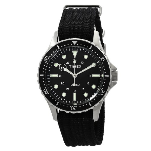 Timex navi quartz black - timex, xl