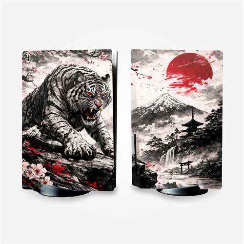Japanese tiger ps5 skin vinyl - japanese,