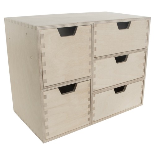 Small wooden storage box - wooden,