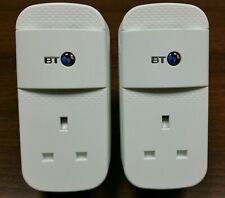 2 x BT Mini Connectors v2 VERSION 2 1000Mbps  1GB Powerline Adapters Homeplugs 