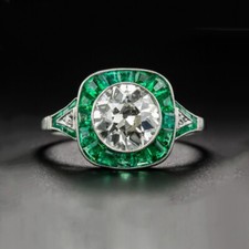 2.75 Ct Vintage Art Deco Round