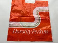 Vintage Dorothy Perkins Plastic Carrier Bag Polythene Large Size 50x52cm