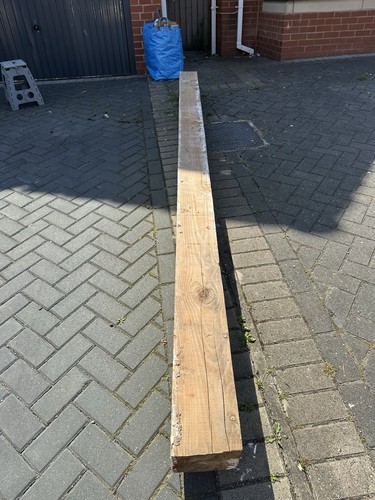 Reclaimed oak beam - 17.78, x